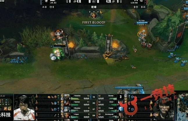 【一竞技1Jingji】LOL：全球总决赛 T1 3比2淘汰AL！